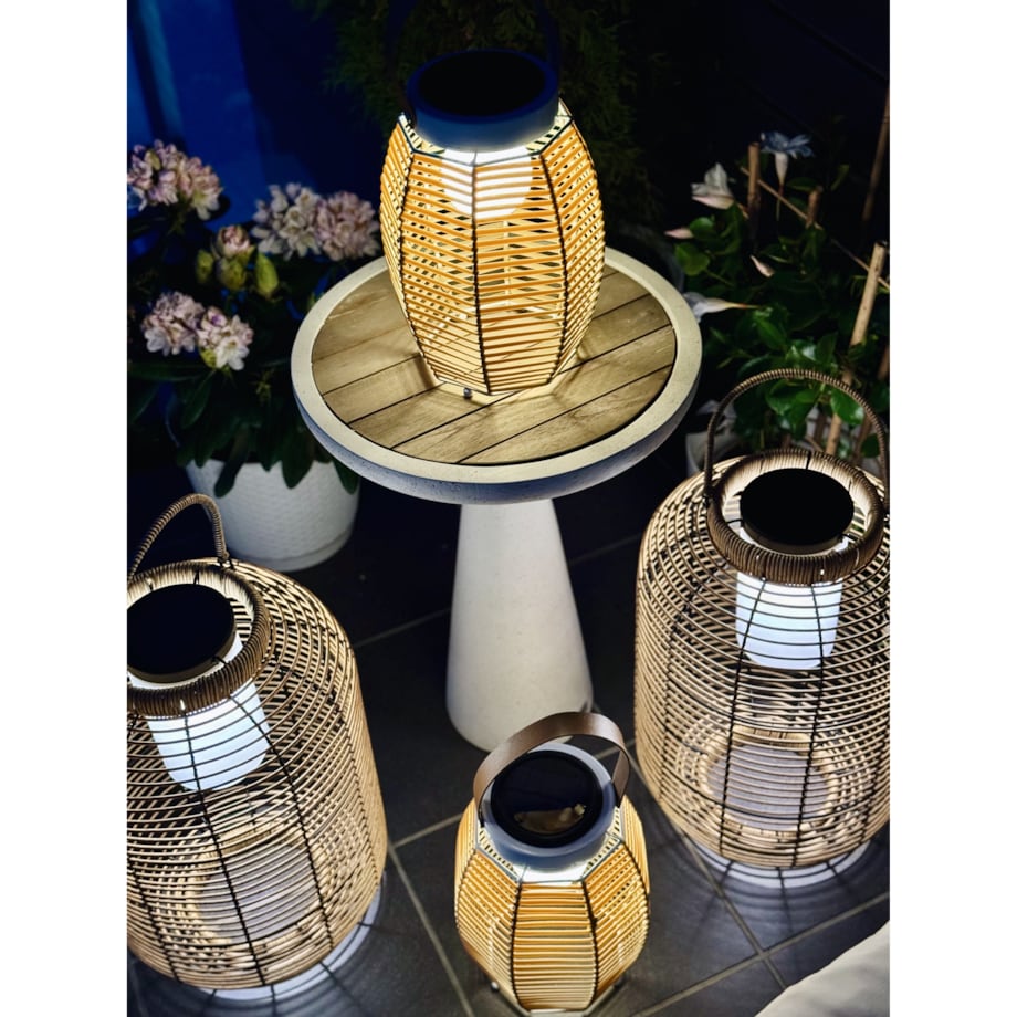 Lampa solarna LED 30 cm stojąca do ogrodu