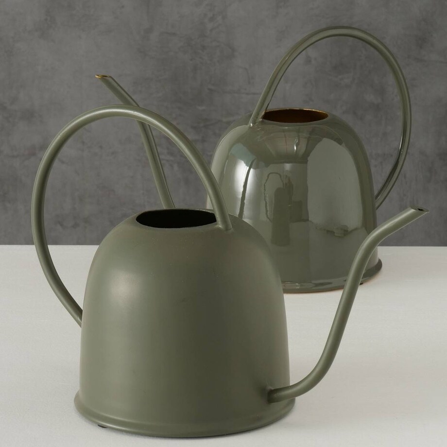 Metalowa konewka Jaryna, emaliowana, 23 cm