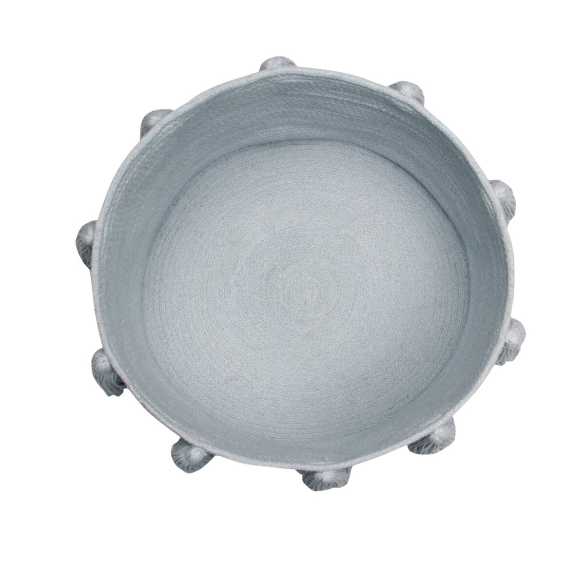 Kosz Basket Tassels Soft Blue