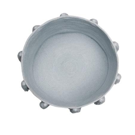 Kosz Basket Tassels Soft Blue