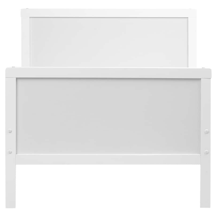 Rozsuwane łóżko dziecięce Drewno sosnowe MONTIGNY 90 x 200 cm Biały
