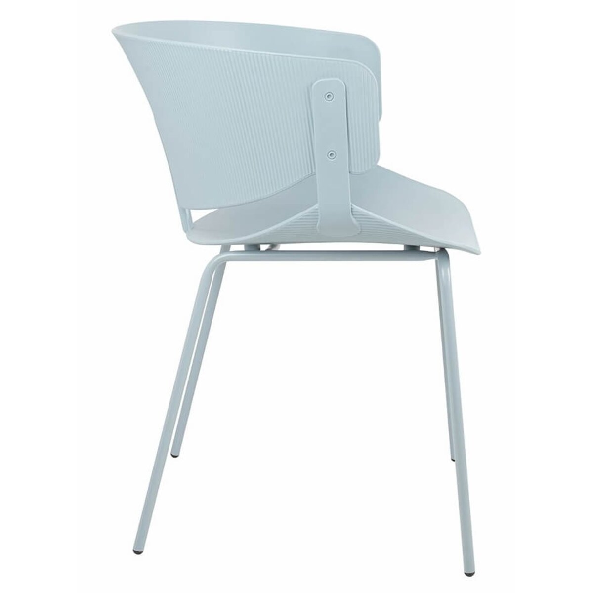 Jasnoszare krzesło nowoczesne Garret do kuchennego stołu