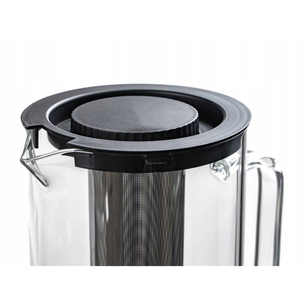 DZBANEK SZKLANY Z ZAPARZACZEM 2,5 L banquet sitko na herbatę zioła napoje