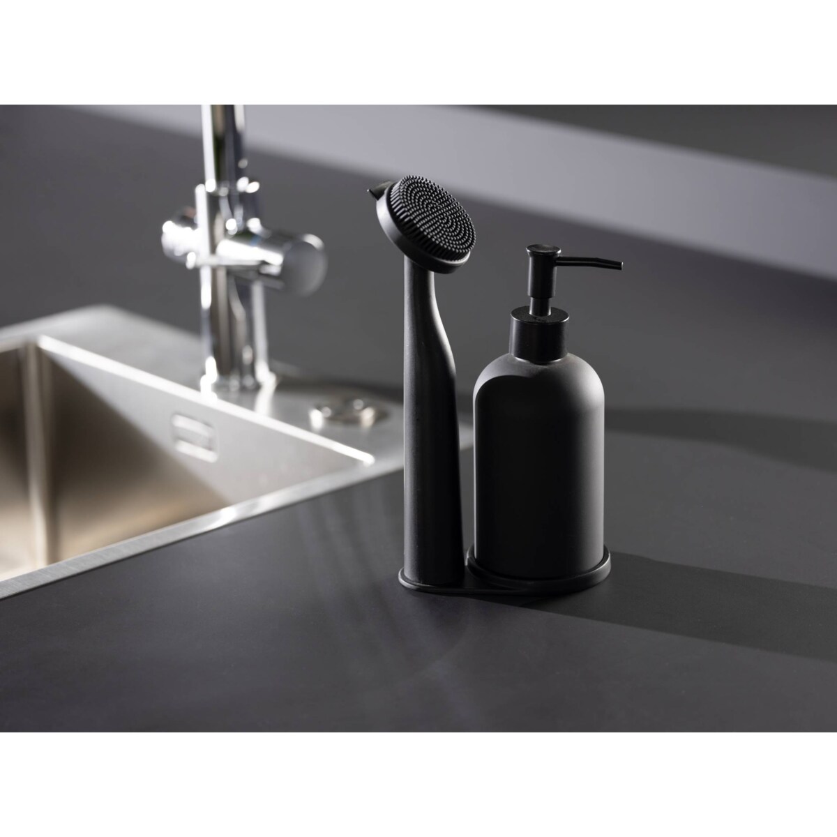 Zestaw kuchenny, dozownik 400 ml i szczotka, Piedo, WENKO