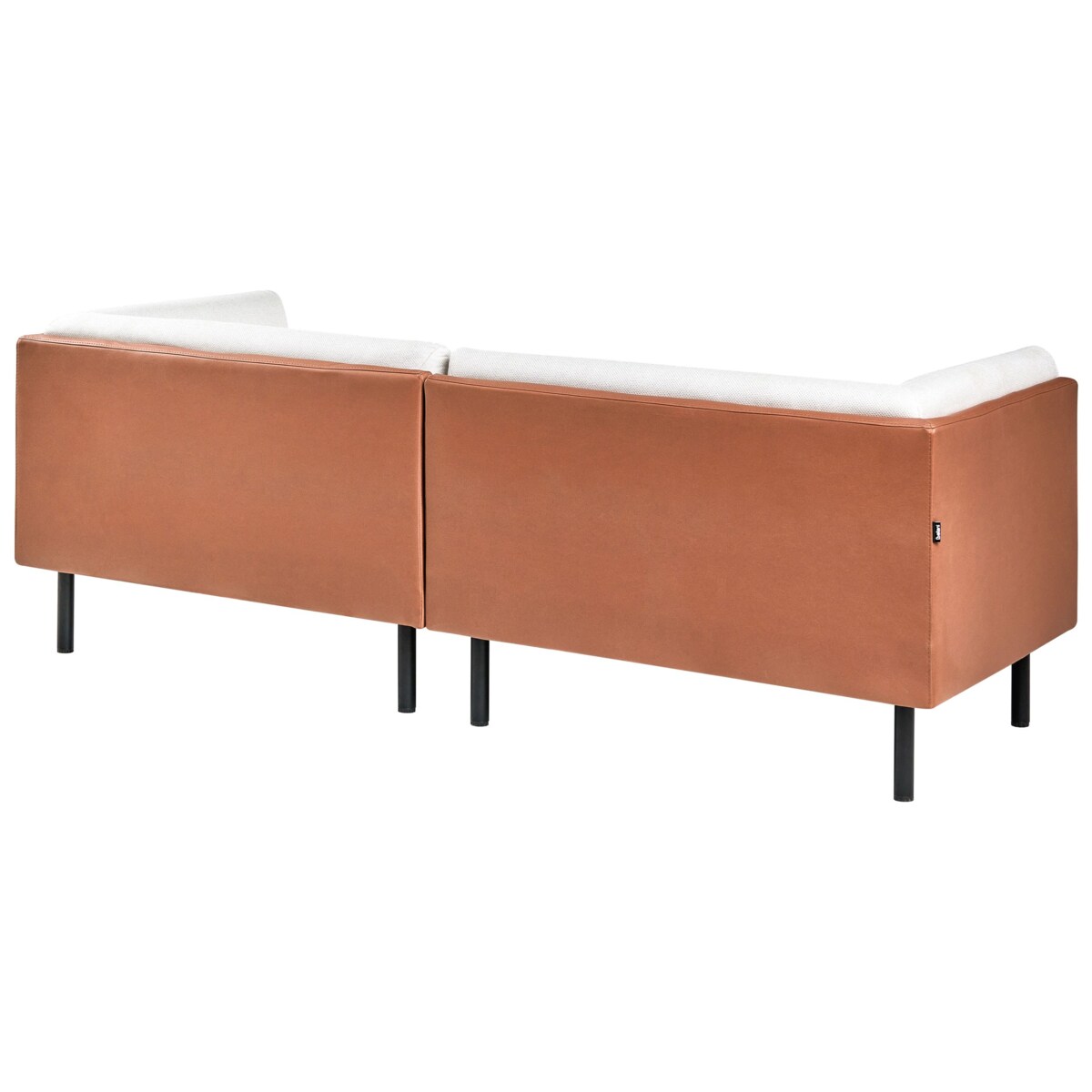 Sofa VORGOD Złamana biel dla 3 osób