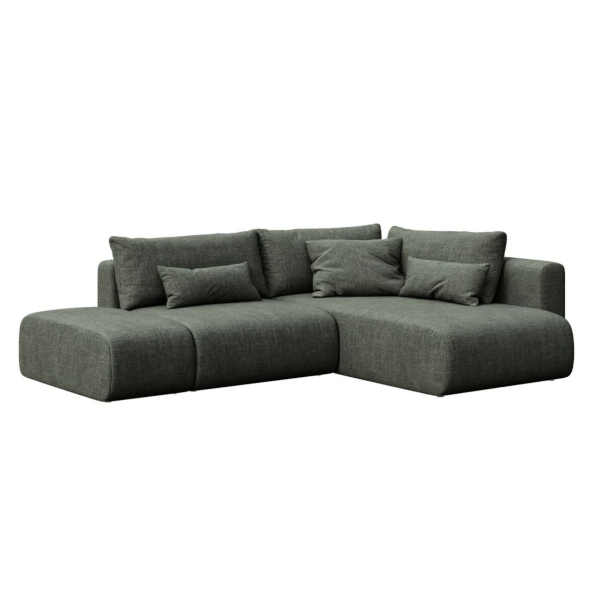 Lumine Sofa narożna - zielona