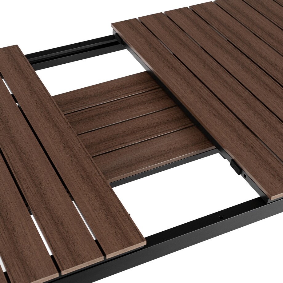 Stół Ogrodowy Rozkładany Na Ogród Działka Taras Orzech Czarny ARGOS 160-260