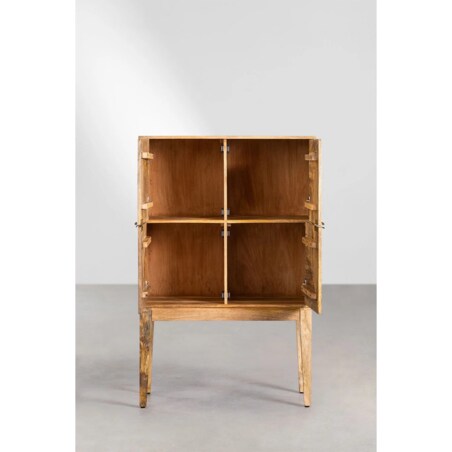 Wysoki kredens z drewna mango Baty Design