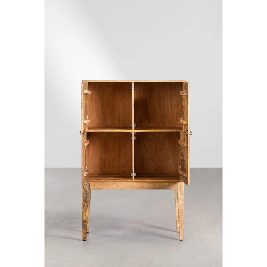 Wysoki kredens z drewna mango Baty Design