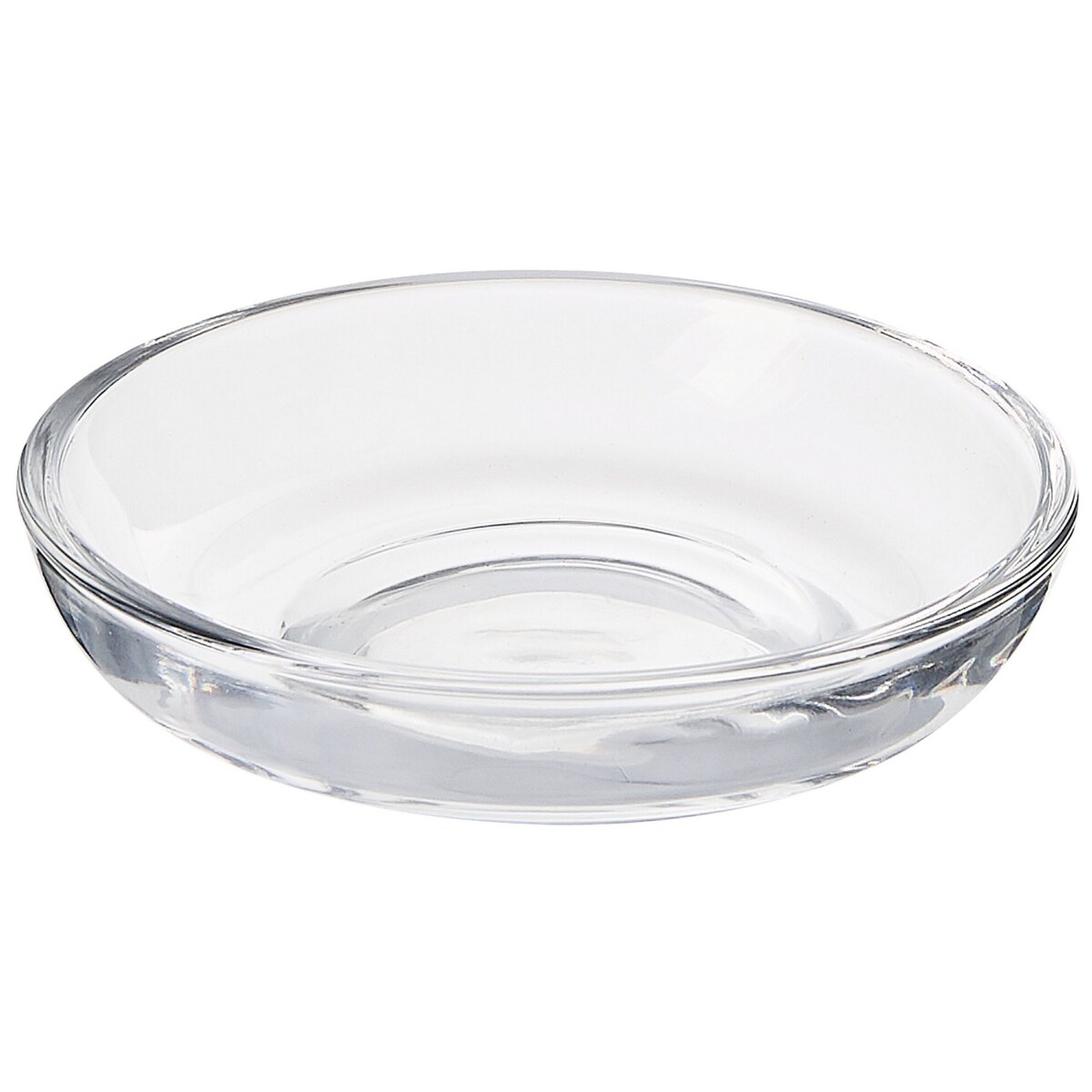 4-częściowy zestaw akcesoriów łazienkowych szklany przezroczysty SONORA