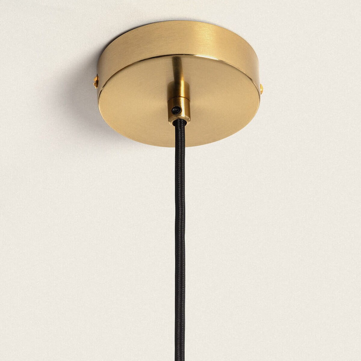 Wisząca lampa kula Lazzur ABR-LWL-E27 Abruzzo metal szkło biały złoty