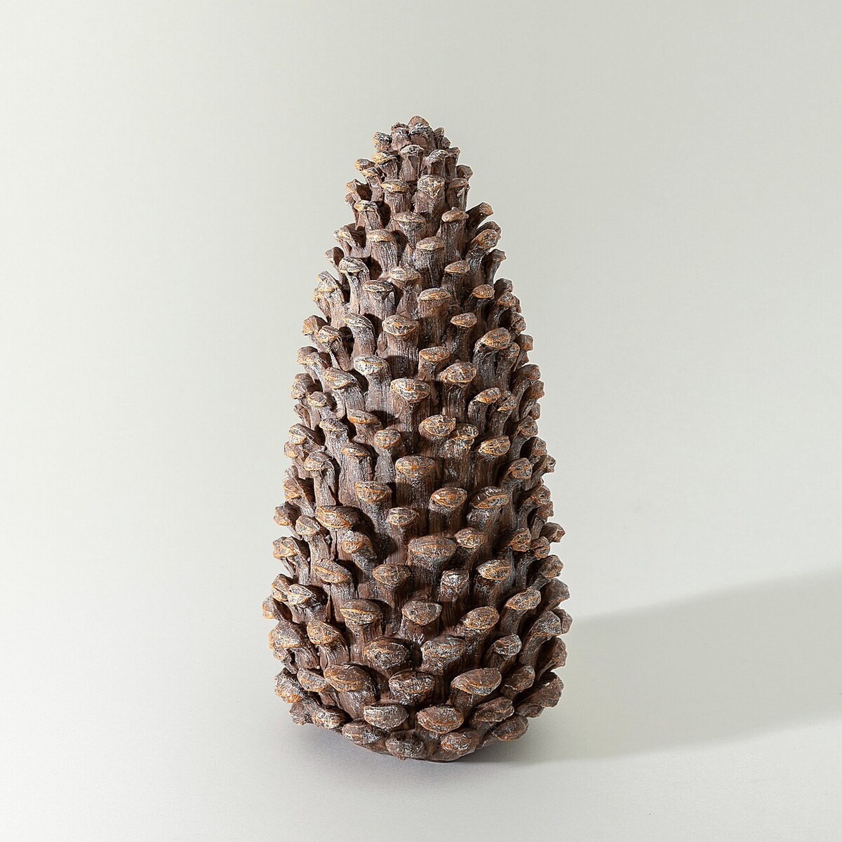 Figurka Szyszka duża 14x14x28 cm boże narodzenie, święta, świąteczne, brązowy, 14x14x28 cm