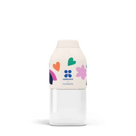 Butelka na wodę S Catmini Cream Positive, 330 ml, Monbento