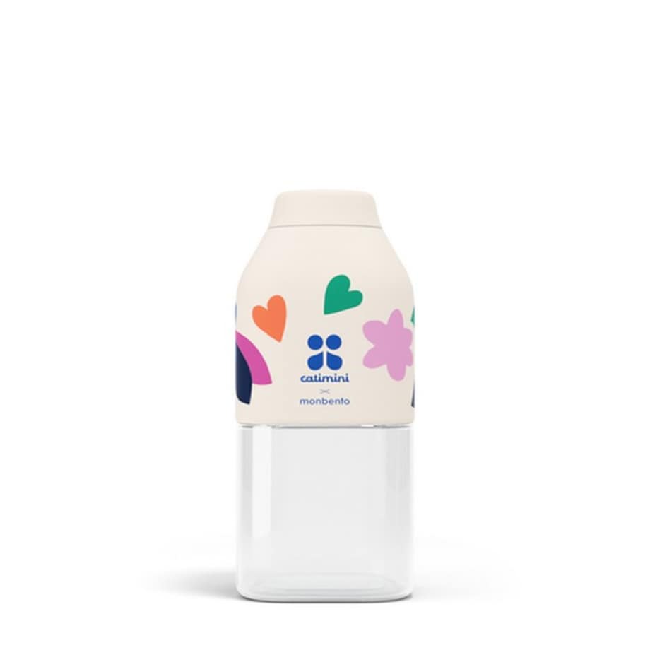 Butelka na wodę S Catmini Cream Positive, 330 ml, Monbento