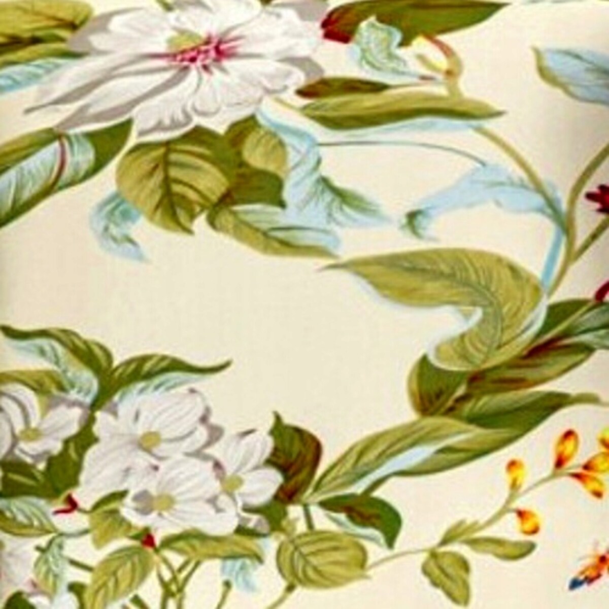 POKROWIEC NA FOTEL USZAK KWIATY WZORY ELASTYCZNY [22EW1]