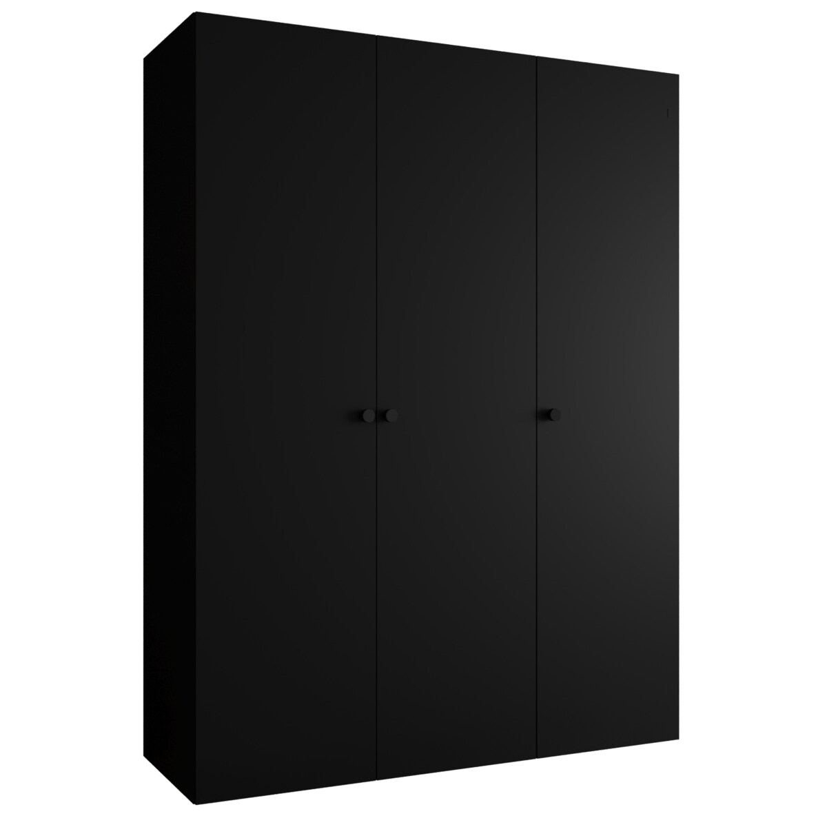 Szafa uchylna otwierana PARMA 1 150 wys. 202 cm Czarny + u. Czarny