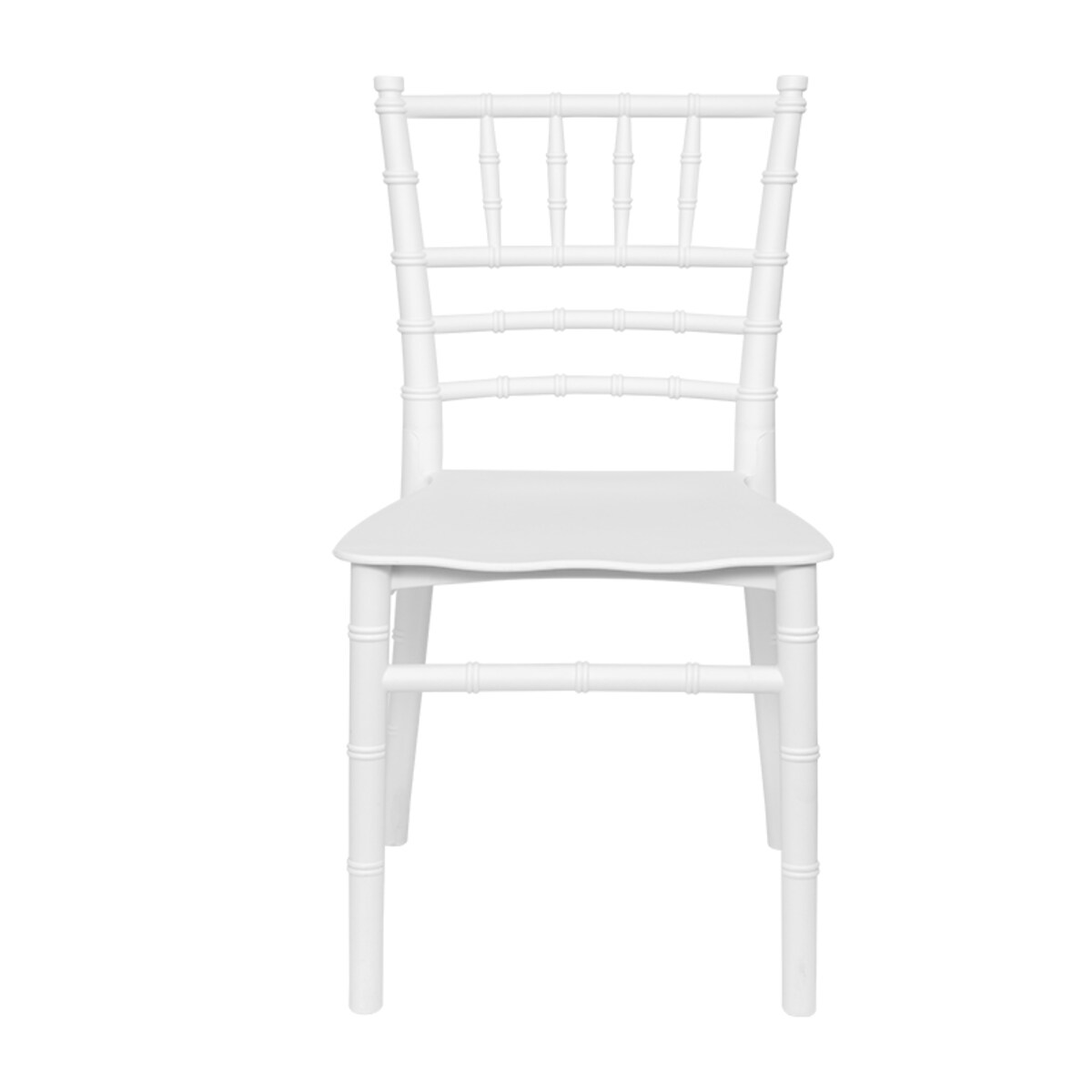 Krzesełko dla dzieci plastikowe z oparciem białe dziecięce