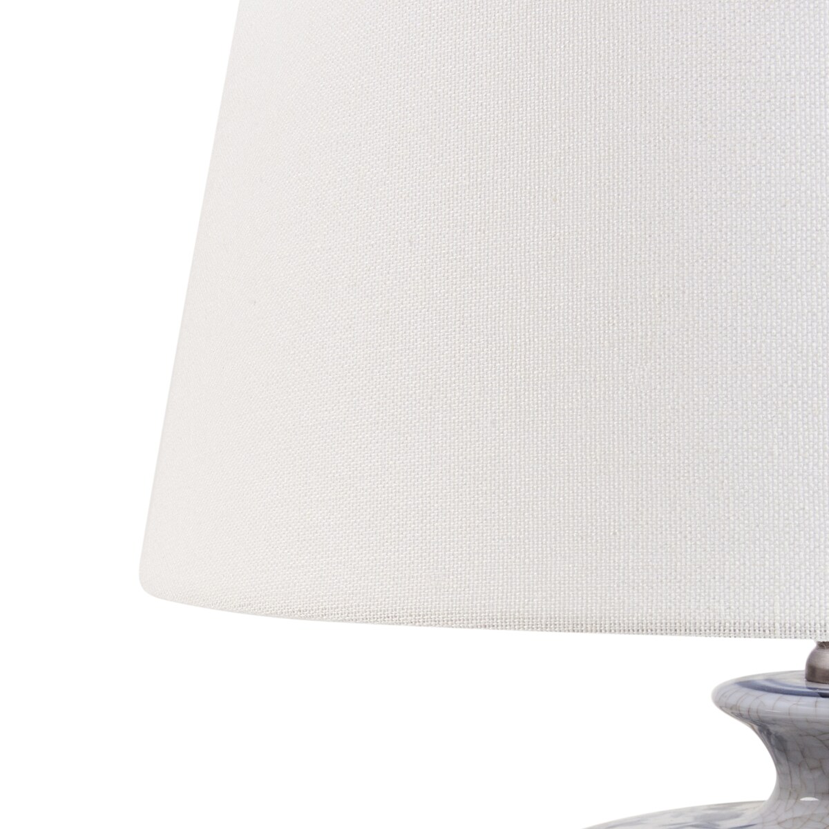 Lampa stołowa SILVES Porcelana Biały/ niebieski