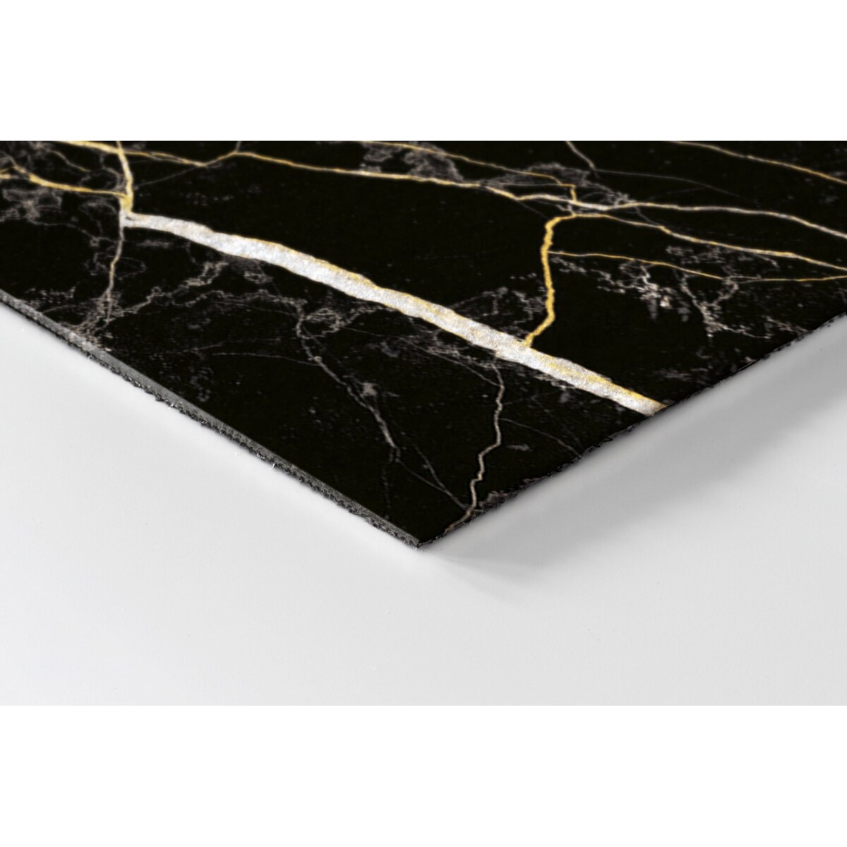 Wycieraczka zewnętrzna XXL Czarny marmur 150x100cm