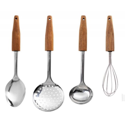 Zestaw Przyborów Kuchennych Husla Drewno Akacjowe 73952