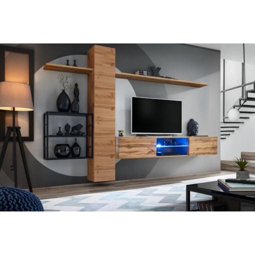 Meblościanka SWITCH MET V dąb