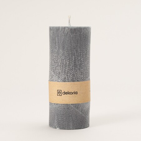 Świeca zapachowa palmowa walec Grey, 6,5x6,5x16 cm