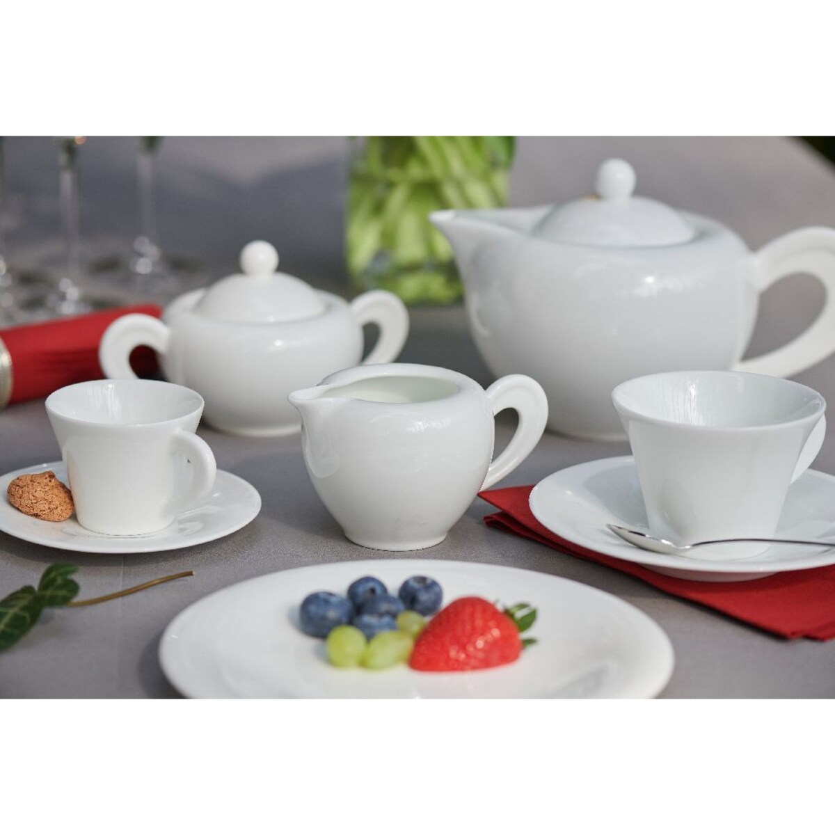VILLA ITALIA Cukiernica porcelanowa NAOMI WHITE