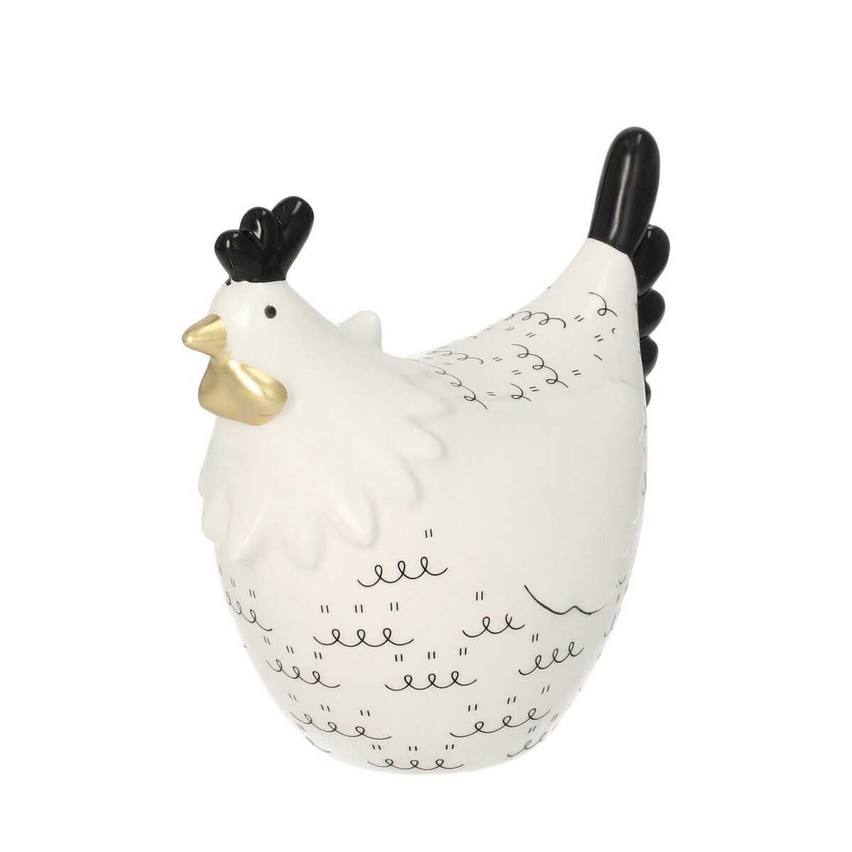 Figrurka Fancy Hen 16x9x13cm, 16 x 9 x 13 cm