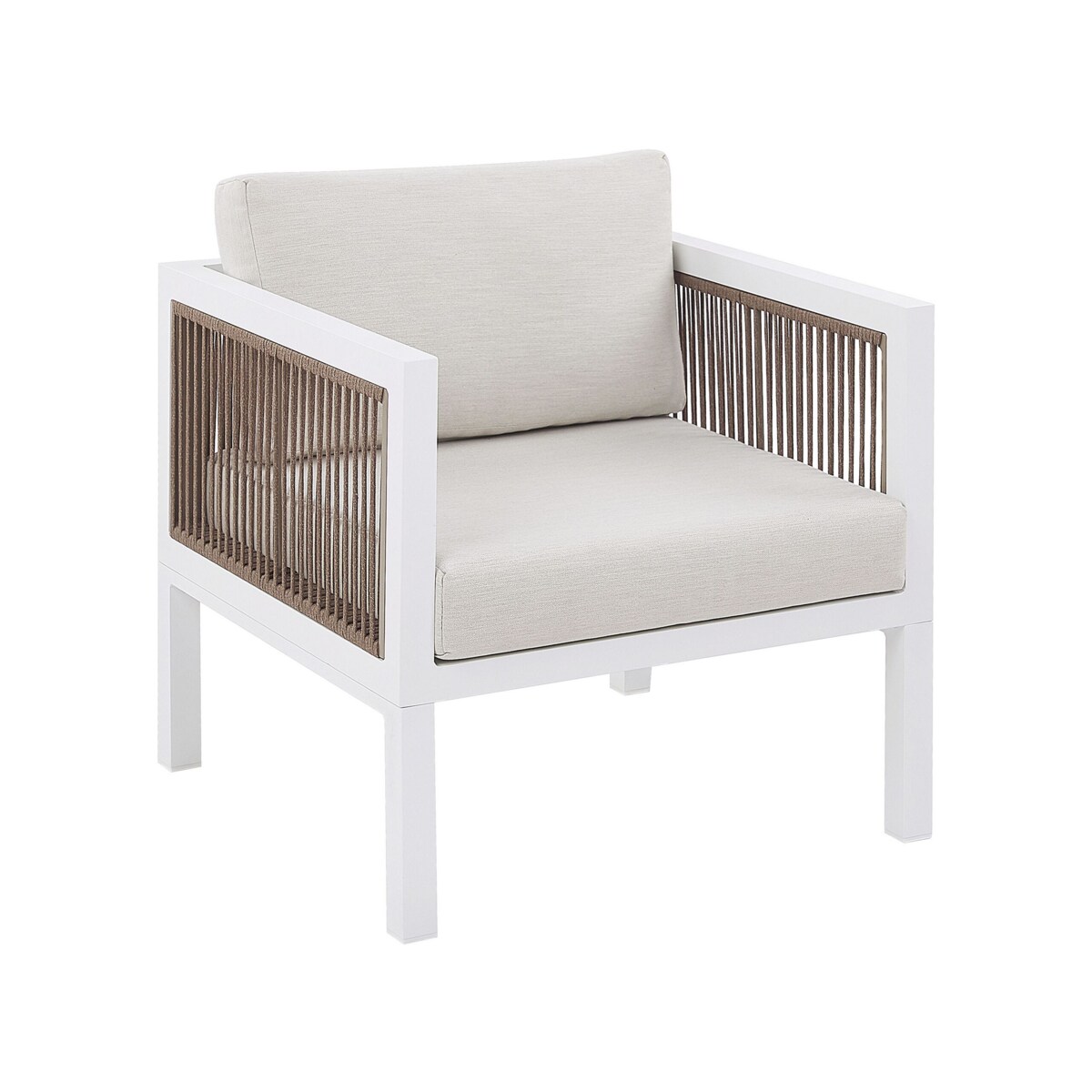 Zestaw ogrodowy 5-osobowy beżowy BORELLO