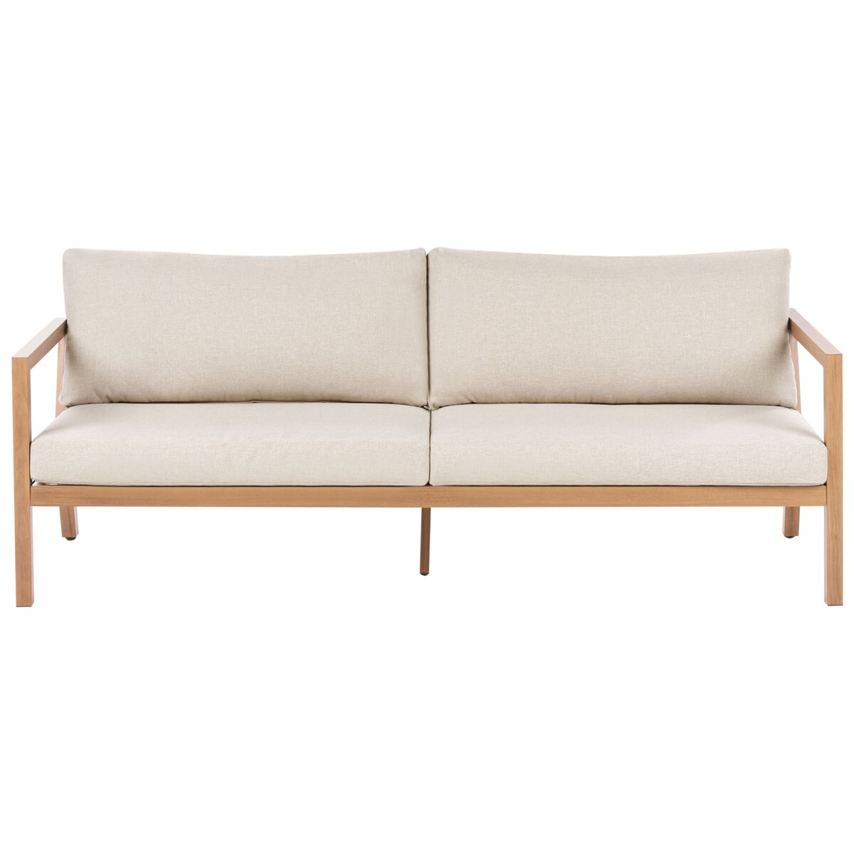 Zestaw ogrodowy ze stolikiem dla 5 osób ONETA Metal Jasnobrązowy