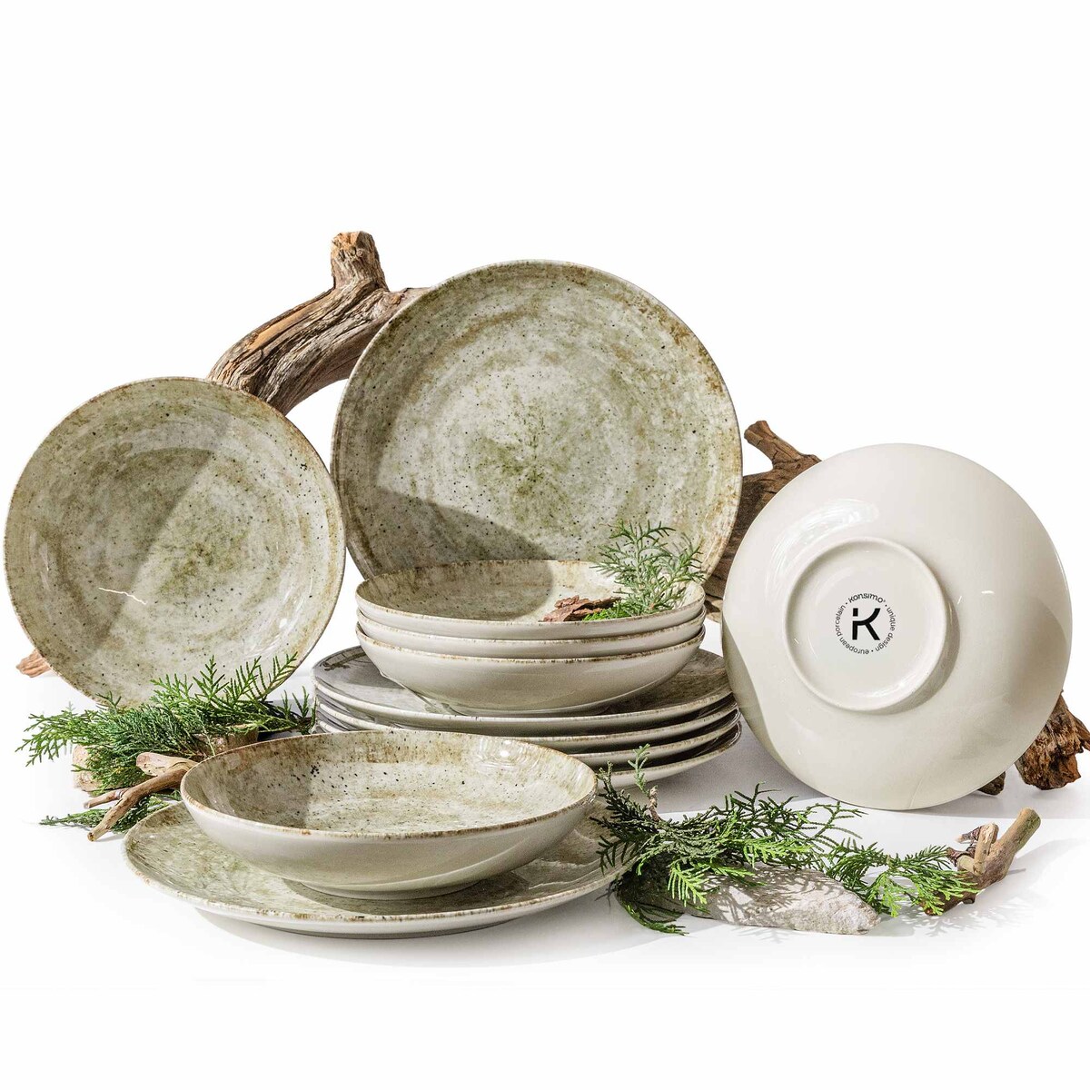 Zestaw obiadowy 6 os. (12 el.) ERATO