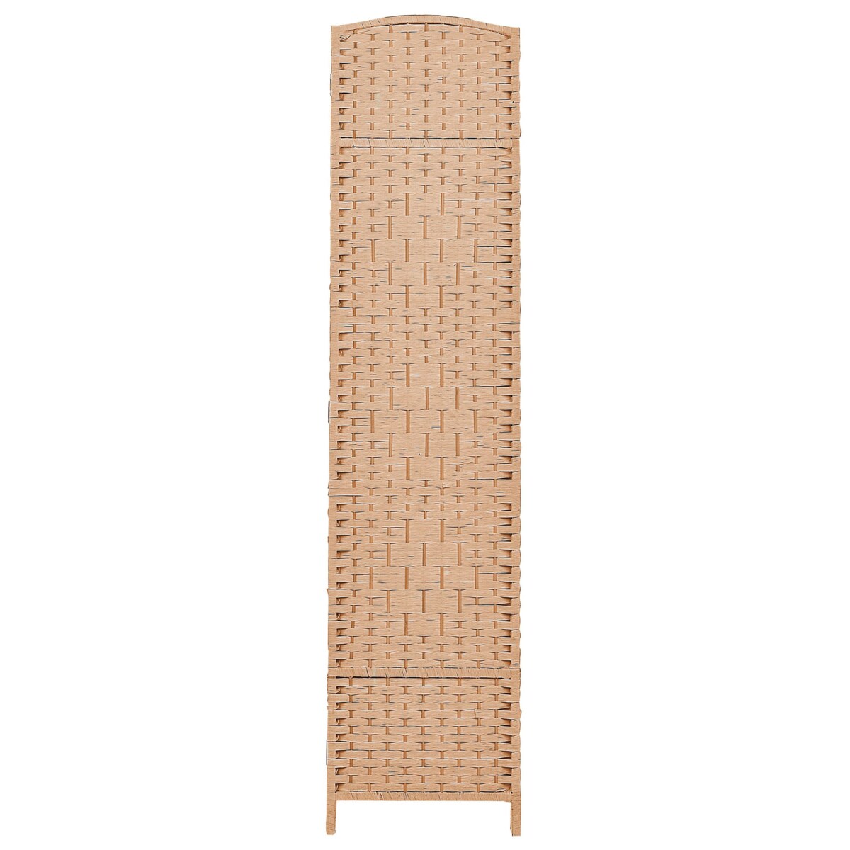 4-panelowy składany parawan pokojowy 178 x 163 cm naturalny LAPPAGO
