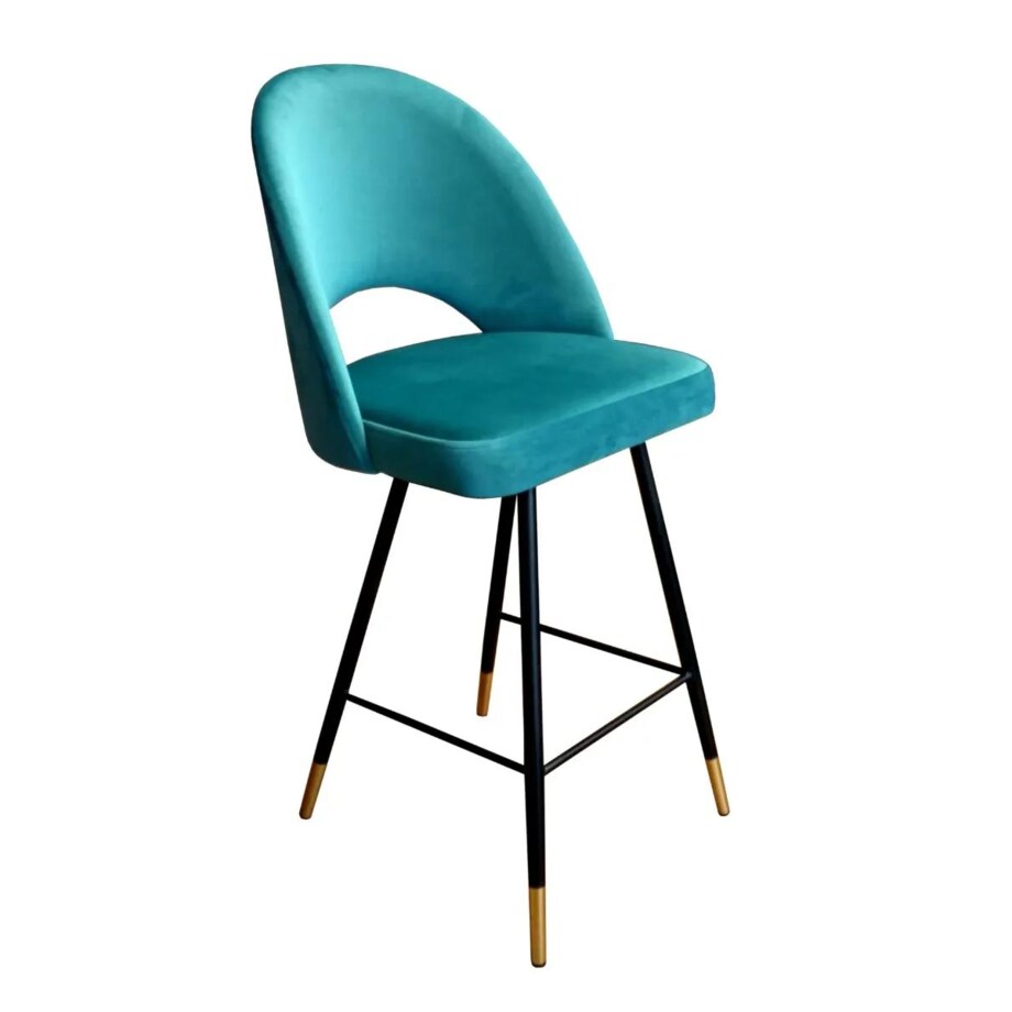 Hoker niski ISKAR VELVET GOLD morski