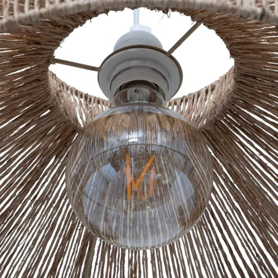 Lampa wisząca jutowa Zelia 38 cm
