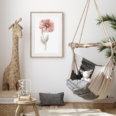 Plakat dla dzieci Kwiat 1 30x40