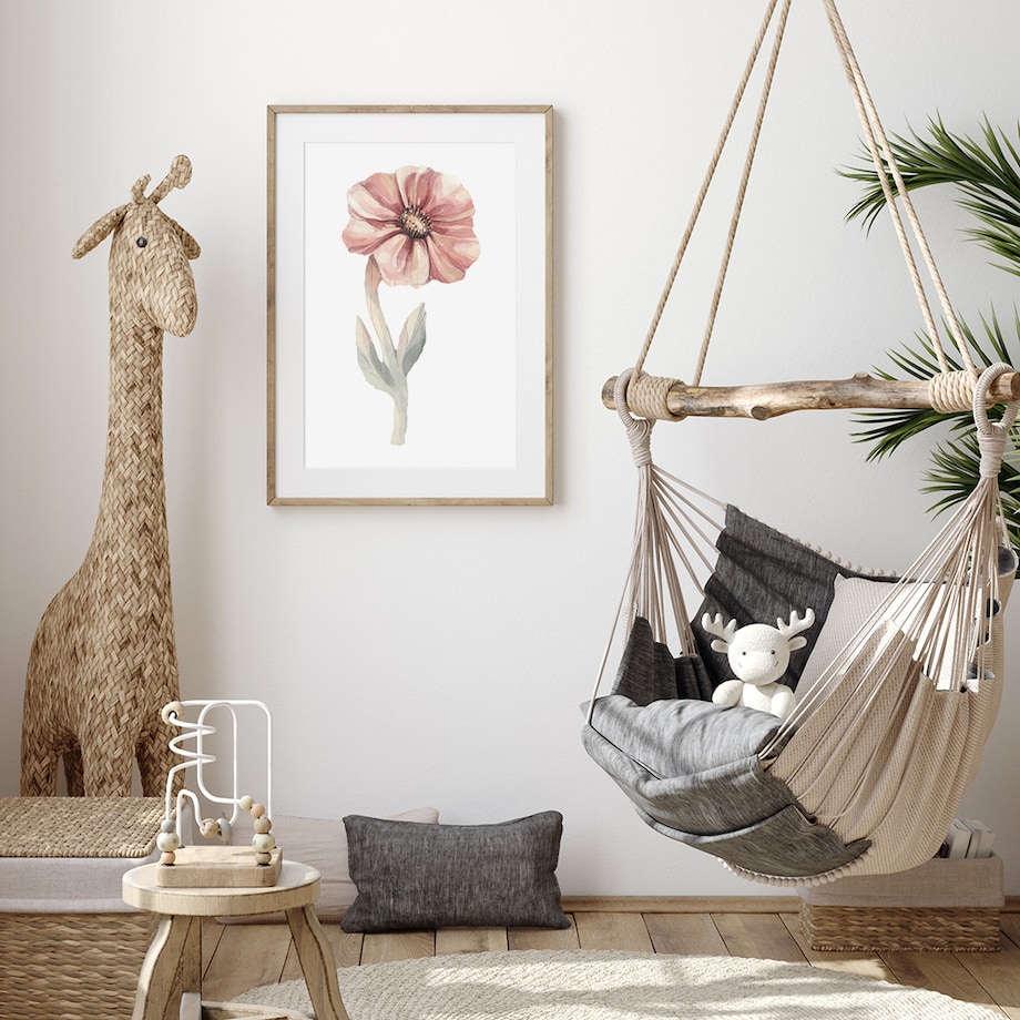 Plakat dla dzieci Kwiat 1 30x40