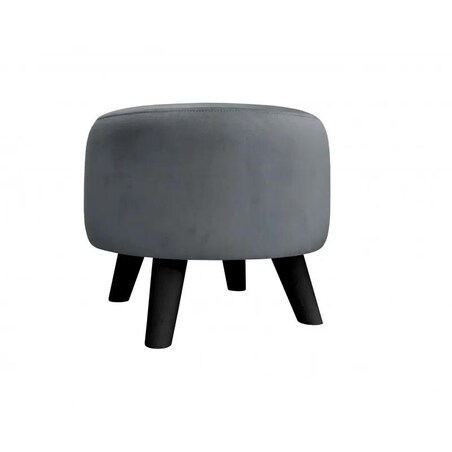 Pufa POLA BL14 ciemnoszara/czarna