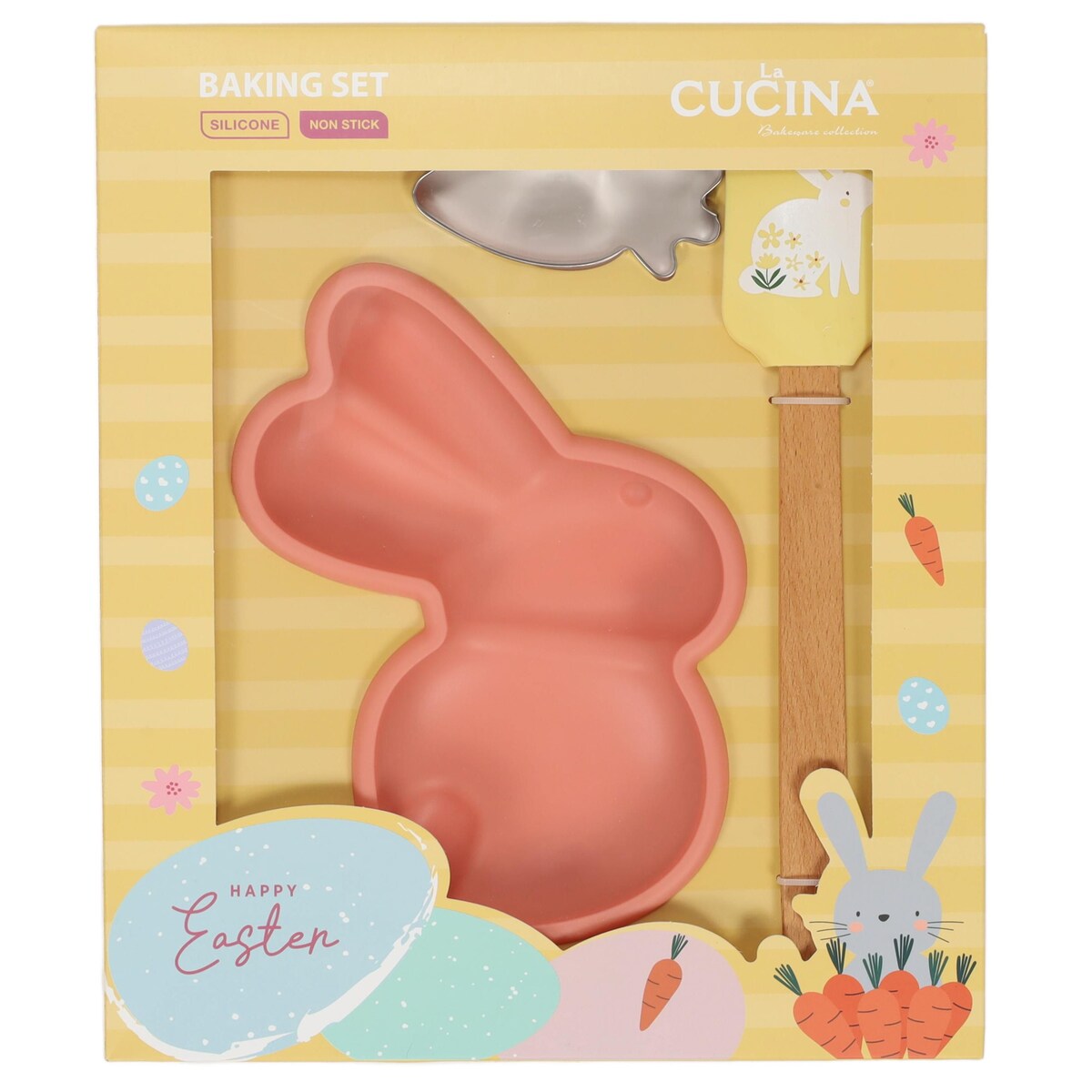 Zestaw akcesoriów do pieczenia z motywem wielkanocnym