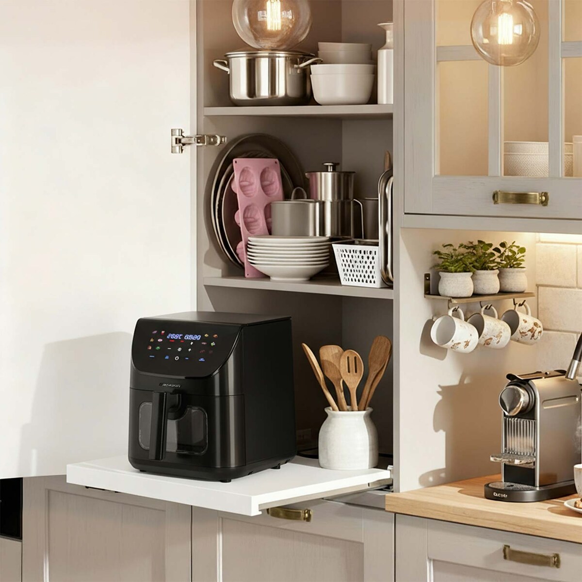 Frytkownica beztłuszczowa air fryer frytownica 8l Berdsen BD-661 1700W