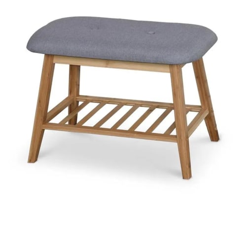 Stojak na buty ST-14 szary/naturalny