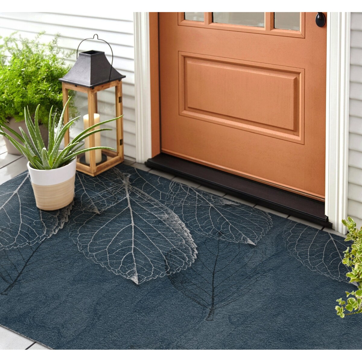 Wycieraczka zewnętrzna XXL Kwiatowy wzór 150x100cm