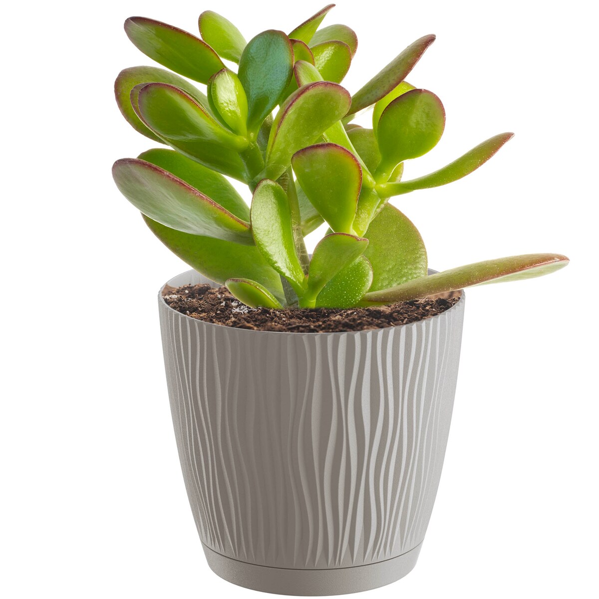 Doniczka Osłonka Okrągła Z Podstawką 12,9 Cm