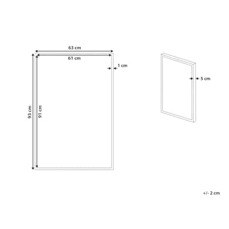 Obraz na płótnie w ramie kobieta 63 x 93 cm brązowo-biały FELTRINA