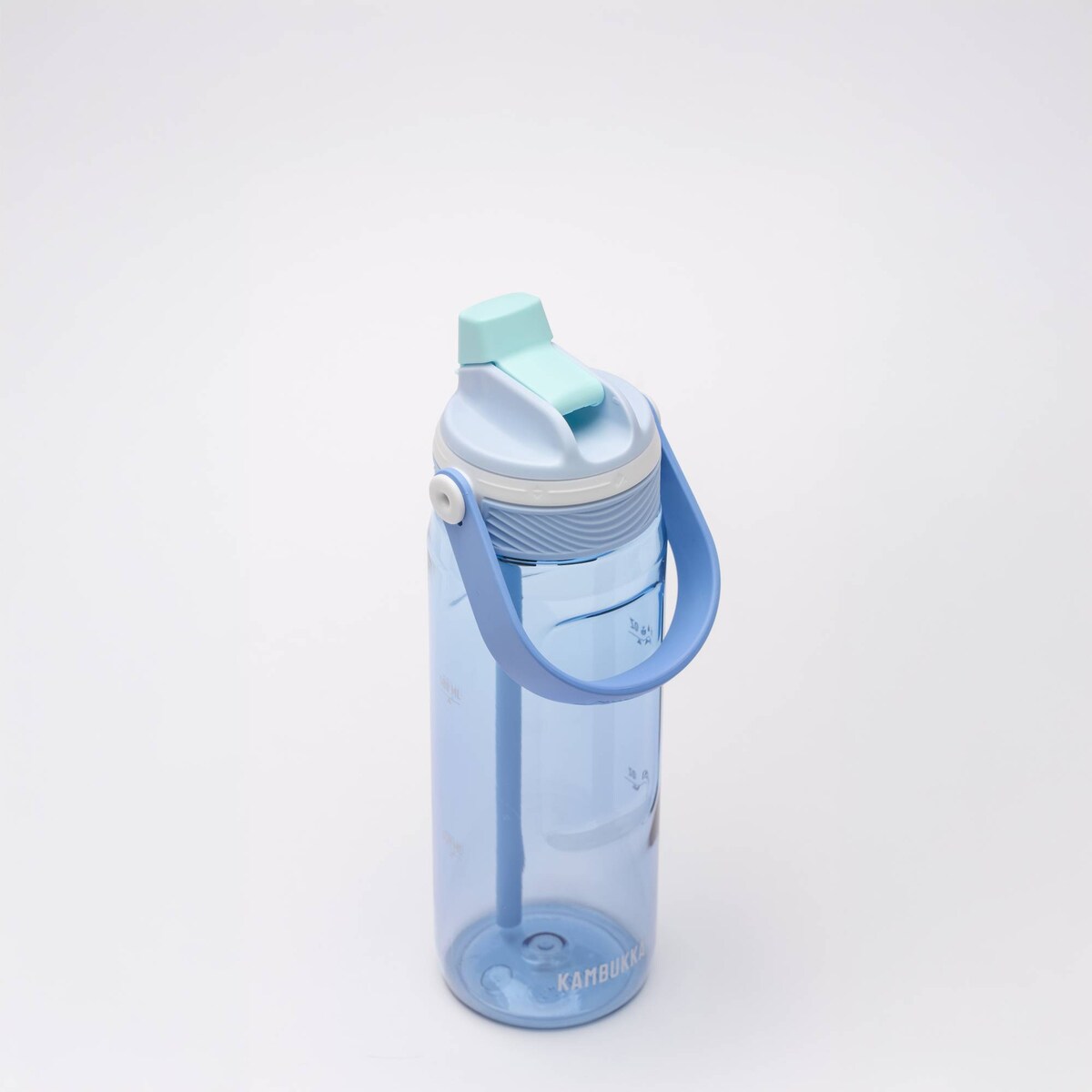 Butelka ze słomką na wodę z tritanu bidon sportowy Dupla 750ml - Sky Cloud