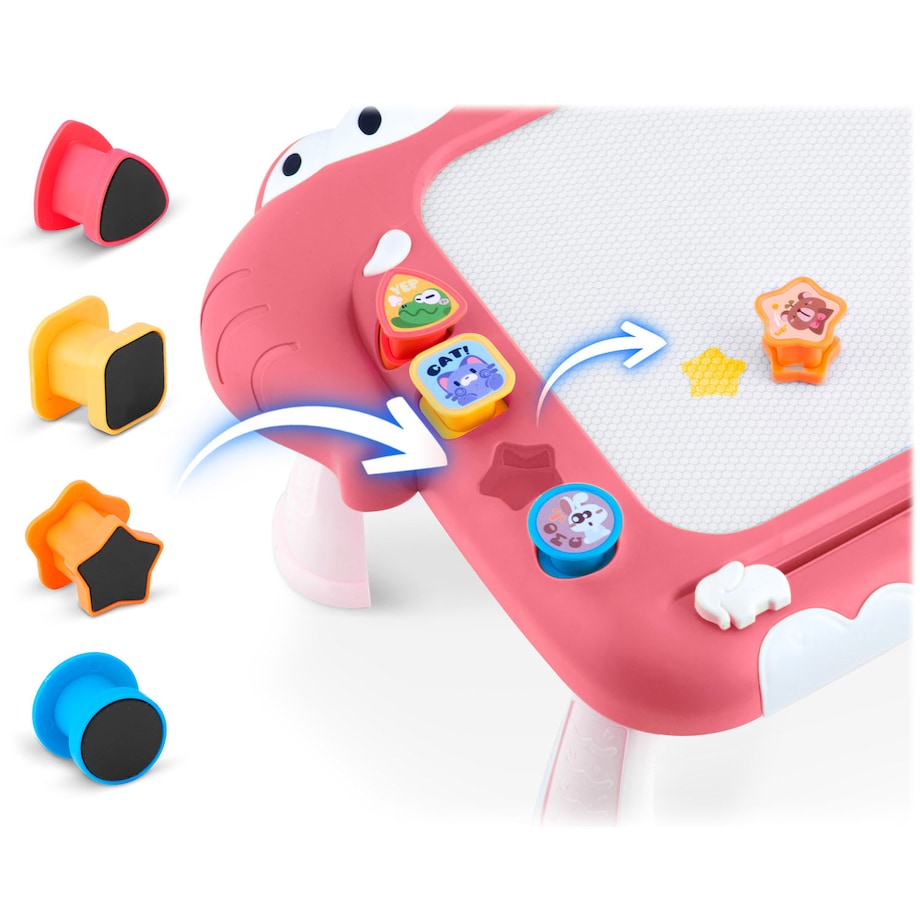 Znikopis tablica magnetyczna Ricokids RK-823 układanka stolik dla dzieci tangram 782301