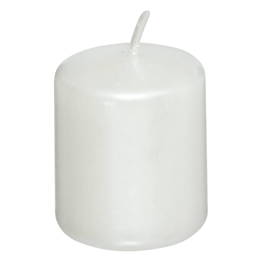 Komplet świec satynowych, 4 sztuki, 4 x 4,5 cm