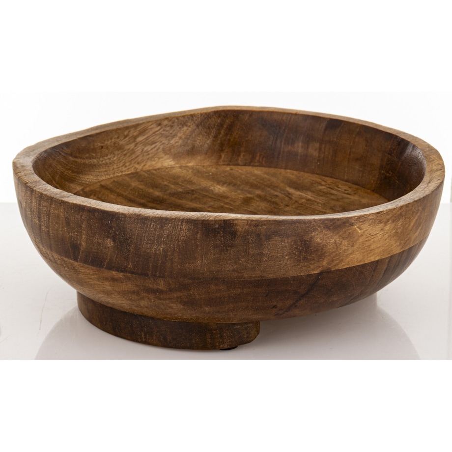 Misa dekoracyjna drewniana 9x25x25 cm DEKOR-5 na nóżkach