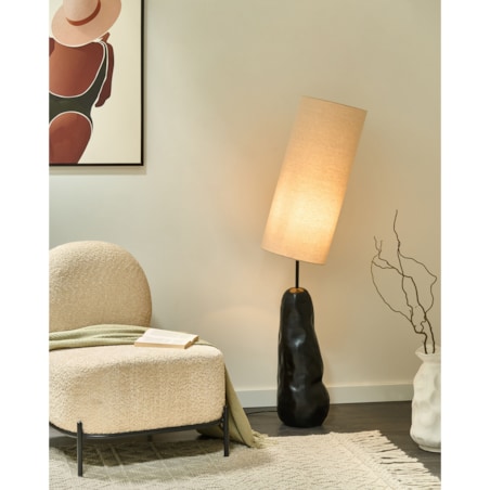 Lampa podłogowa SELB Ceramika Czarny