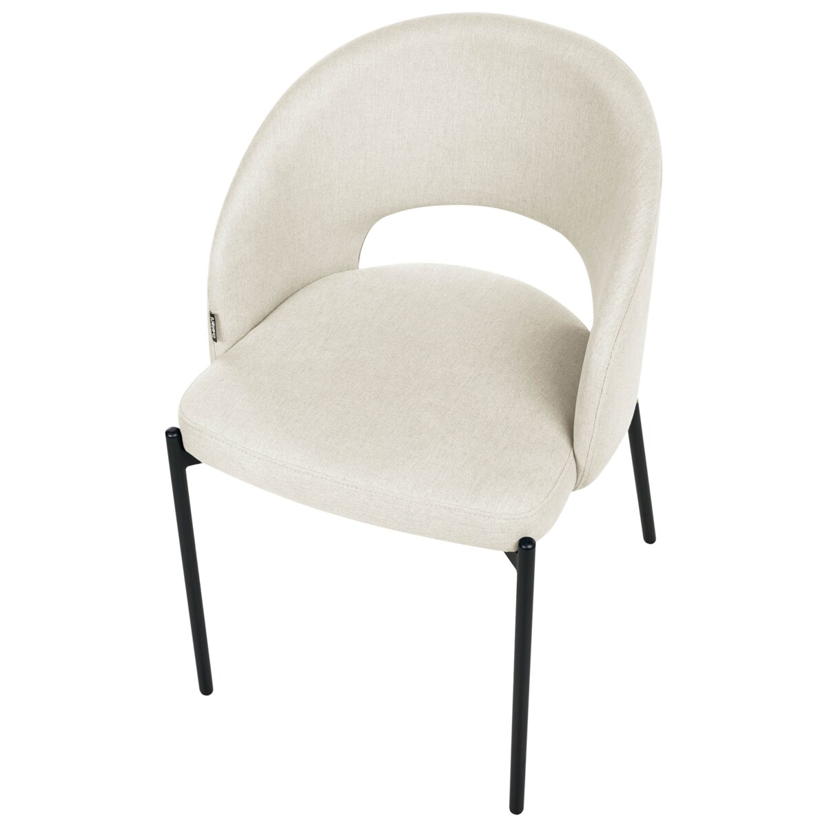 Zestaw 2 krzeseł do jadalni PENNY Jasnobeżowy