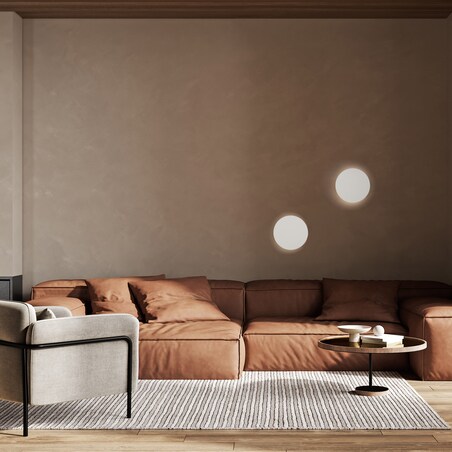 Beżowy Kinkiet Tk Lighting Luna Talerz Koło 20Cm 4Xg9 Dyskretne Światło